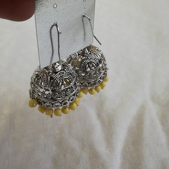 Ear rings yellow traditional - Picture 5 of 5